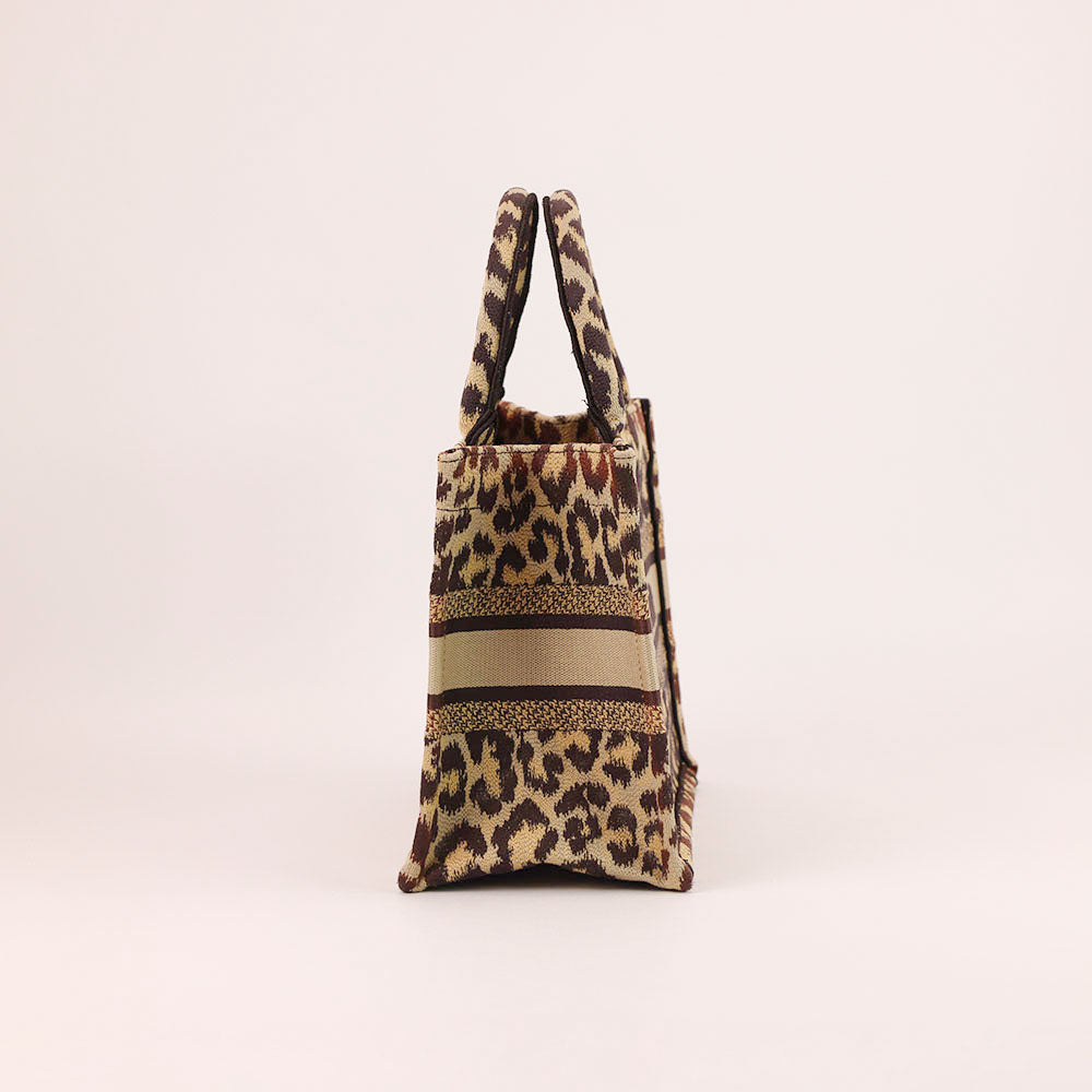 Dior Book Tote Small Léopard