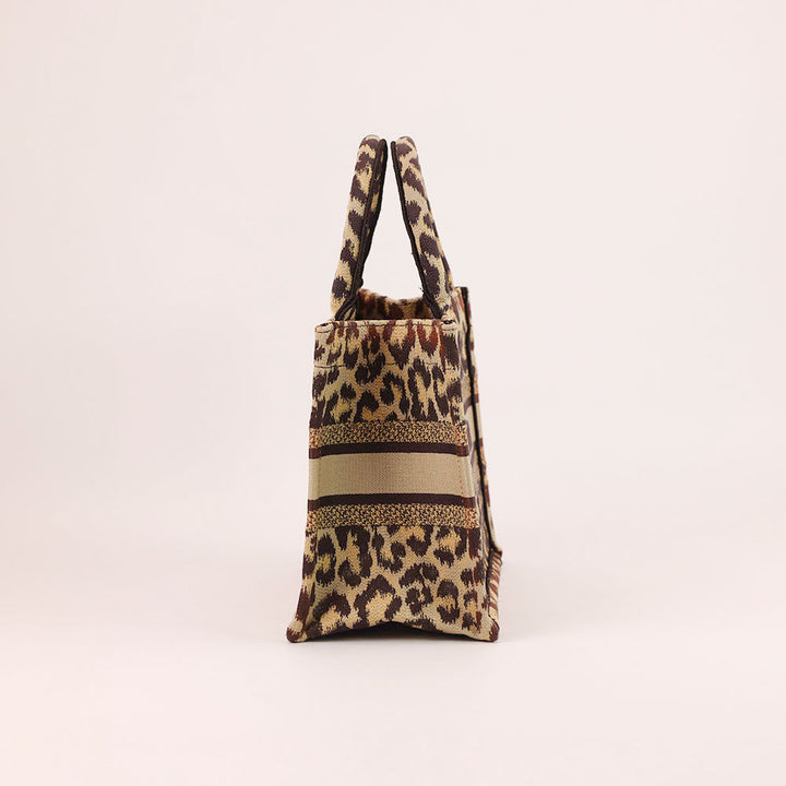 Dior Book Tote Small Léopard