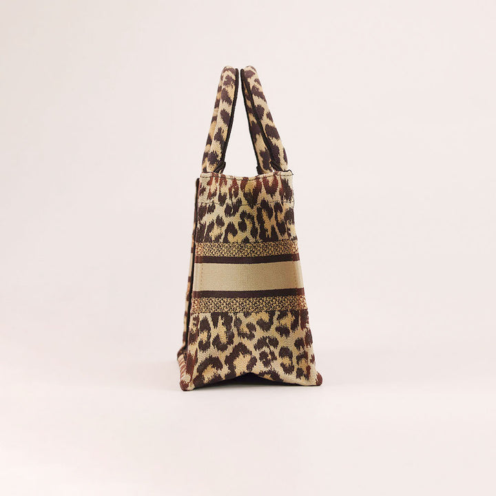 Dior Book Tote Small Léopard