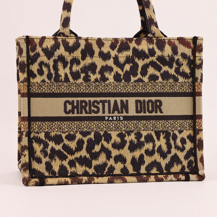 Dior Book Tote Small Léopard