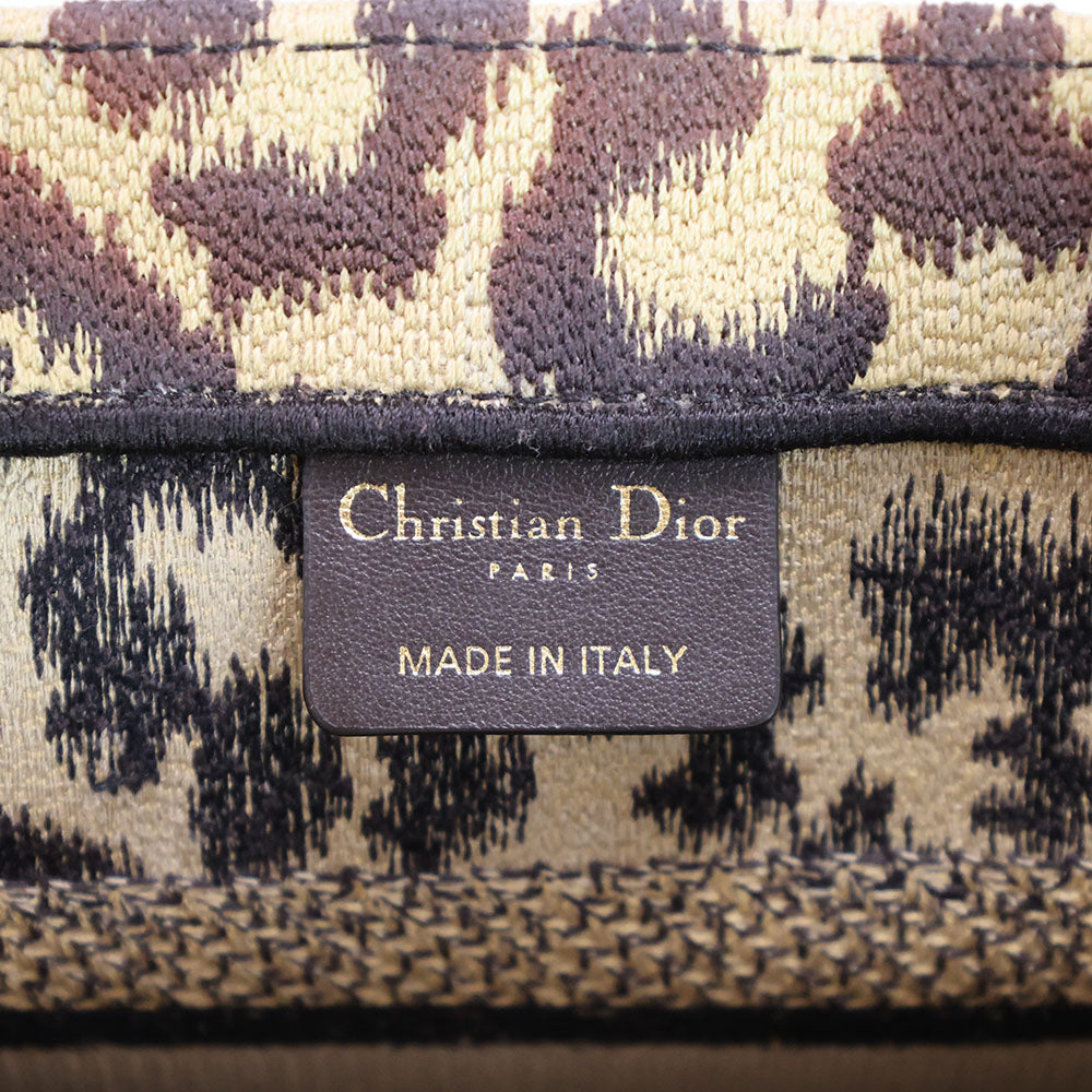Dior Book Tote Small Léopard