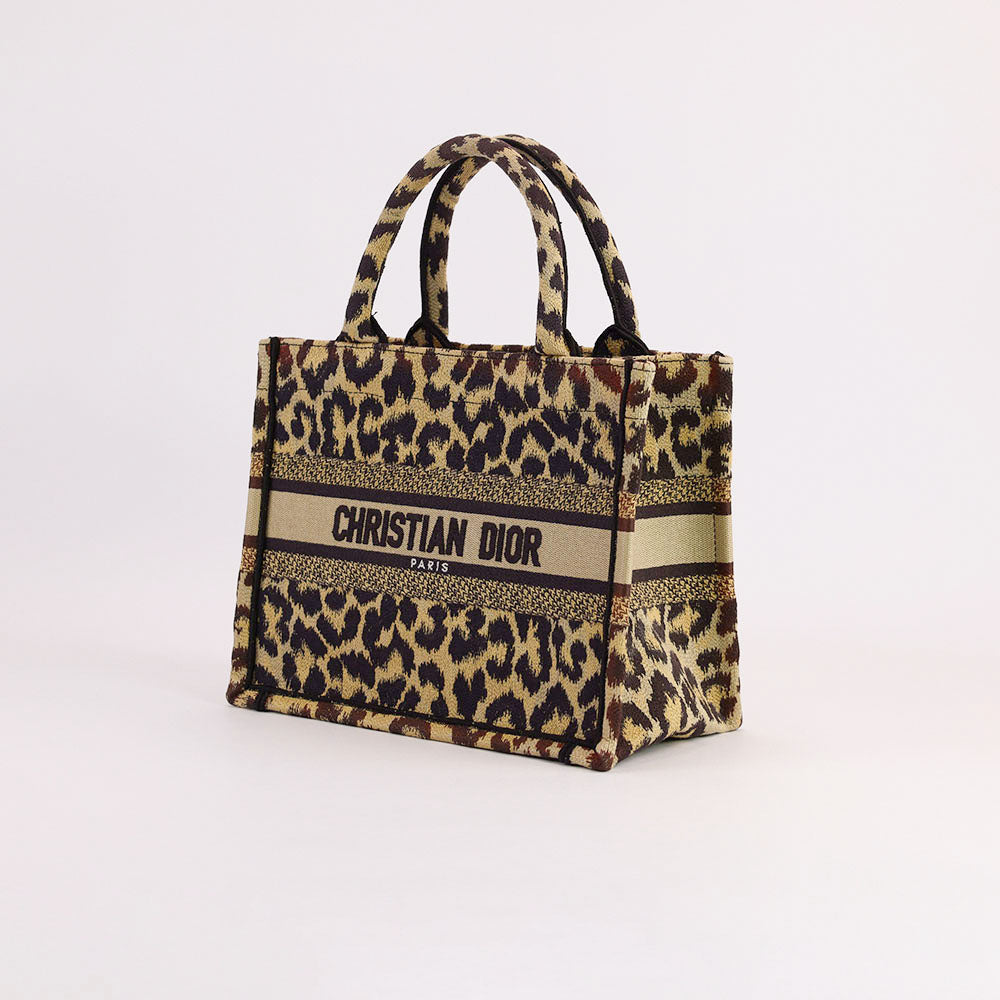 Dior Book Tote Small Léopard