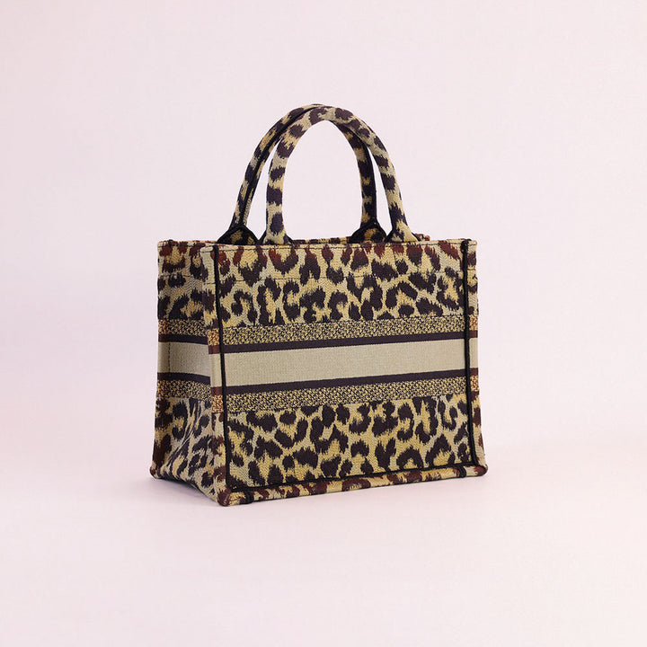 Dior Book Tote Small Léopard