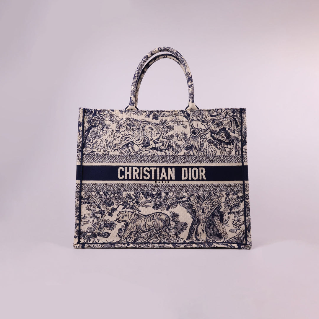 Christian Dior Book Tote Large - Doo JUY Embroidery