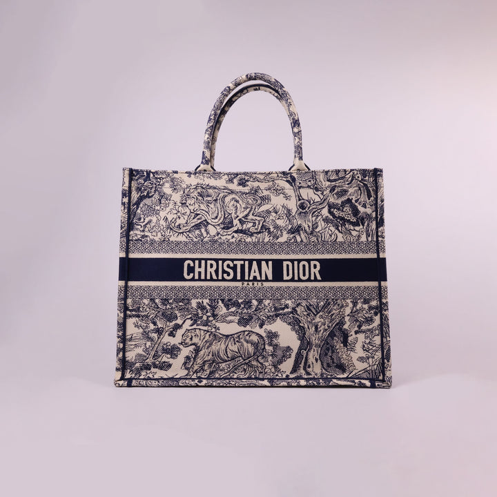 Christian Dior Book Tote Large - Doo JUY Embroidery