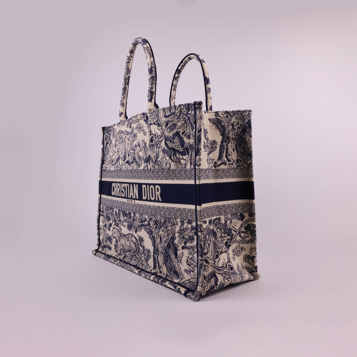 Christian Dior Book Tote Large - Doo JUY Embroidery