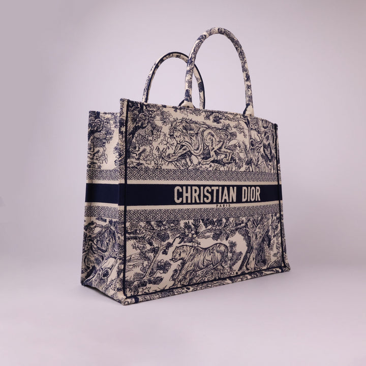 Christian Dior Book Tote Large - Doo JUY Embroidery