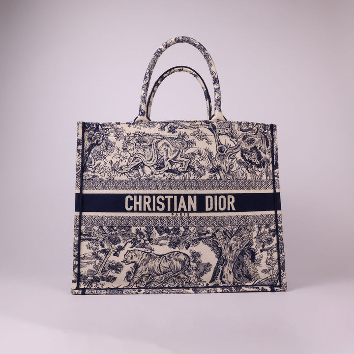 Christian Dior Book Tote Large - Doo JUY Embroidery