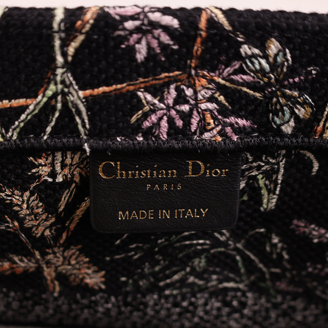 Dior Book Tote - Embroidered Herbarium